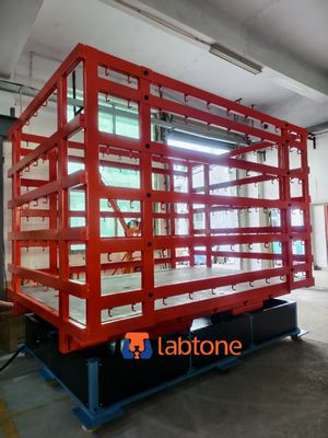 2-5Hz Frekanslı ve 30 Derece Dengesizlik Titreşim Modlu Mekanik Sarsıcı Tabla Titreşim Testi