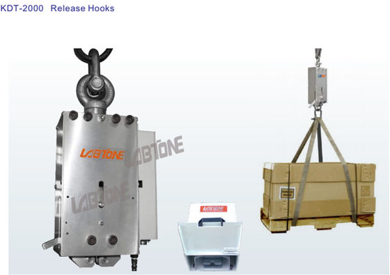 ISO Standard Damla Test Cihazı Bırakma Kancaları, 1500 KG'a Kadar Olan Büyük ve Ağır Paketler İçin Yüksek Kapasiteli ve Hızlı Bırakma Özelliği